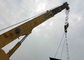 Yellow KATO RT50 Second Hand Cranes 50ton Lifting Load 6 Span Original Japan Made